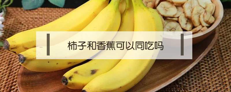 柿子和香蕉可以同吃吗