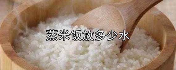 蒸米饭放多少水