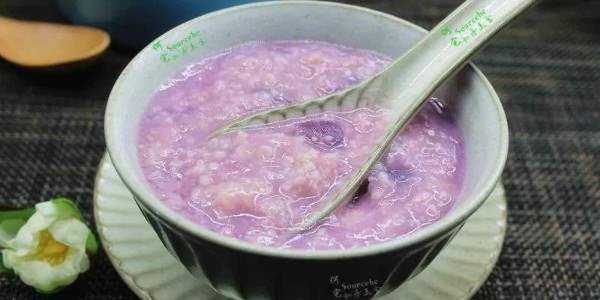 紫薯糯米粥怎么煮