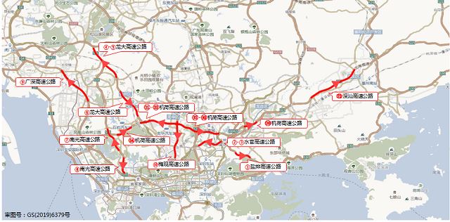 2021中秋假期深圳周边高速公路整体交通运行预测