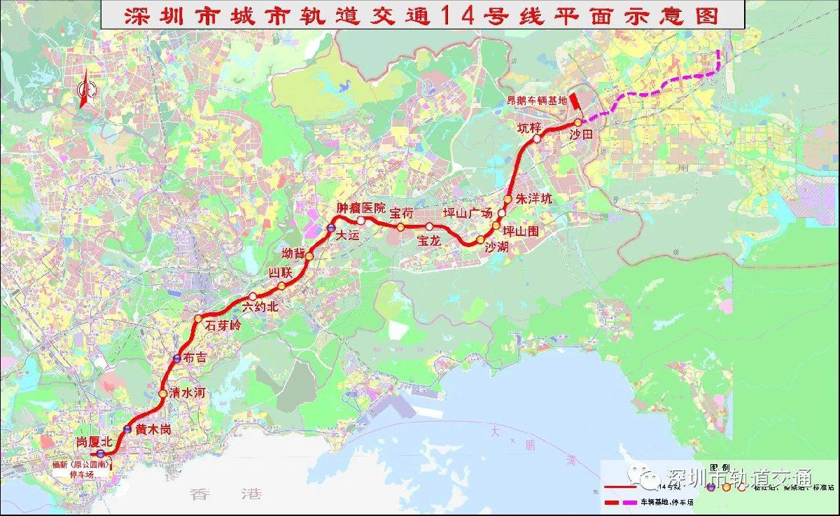 深圳地铁14号线沙湖站完成二期交通疏解导改工作