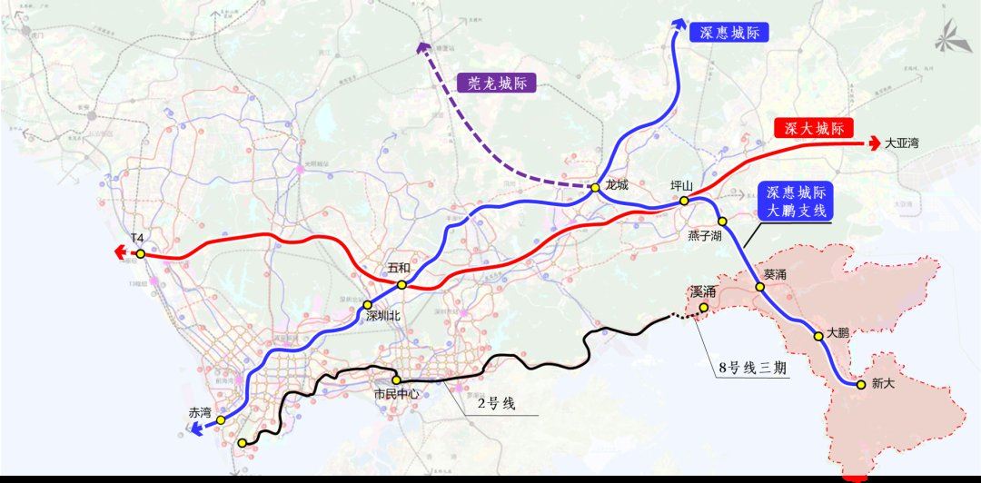 未来5年深圳大鹏新区交通发展规划图