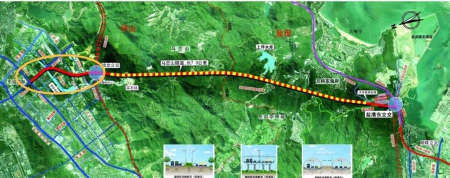 2021年深圳坪山区交通项目最新建设进展