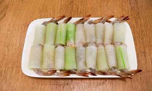 清蒸冬瓜虾仁卷的做法 清香鲜美适合当年夜菜